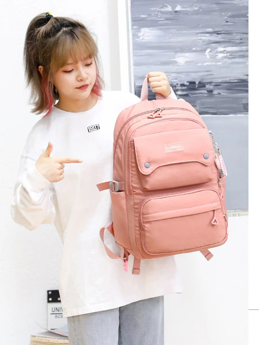 Sac à dos scolaire – Déperlant, cinq coloris – vue 6 | Chillvibes