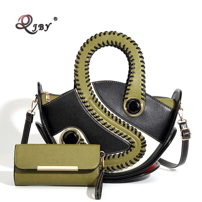 Sac à main en cuir – Anse et bandoulière, six coloris – vue 12 | Chillvibes