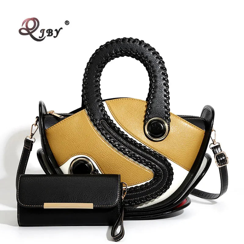 Sac à main en cuir – Anse et bandoulière, six coloris – vue 7 | Chillvibes