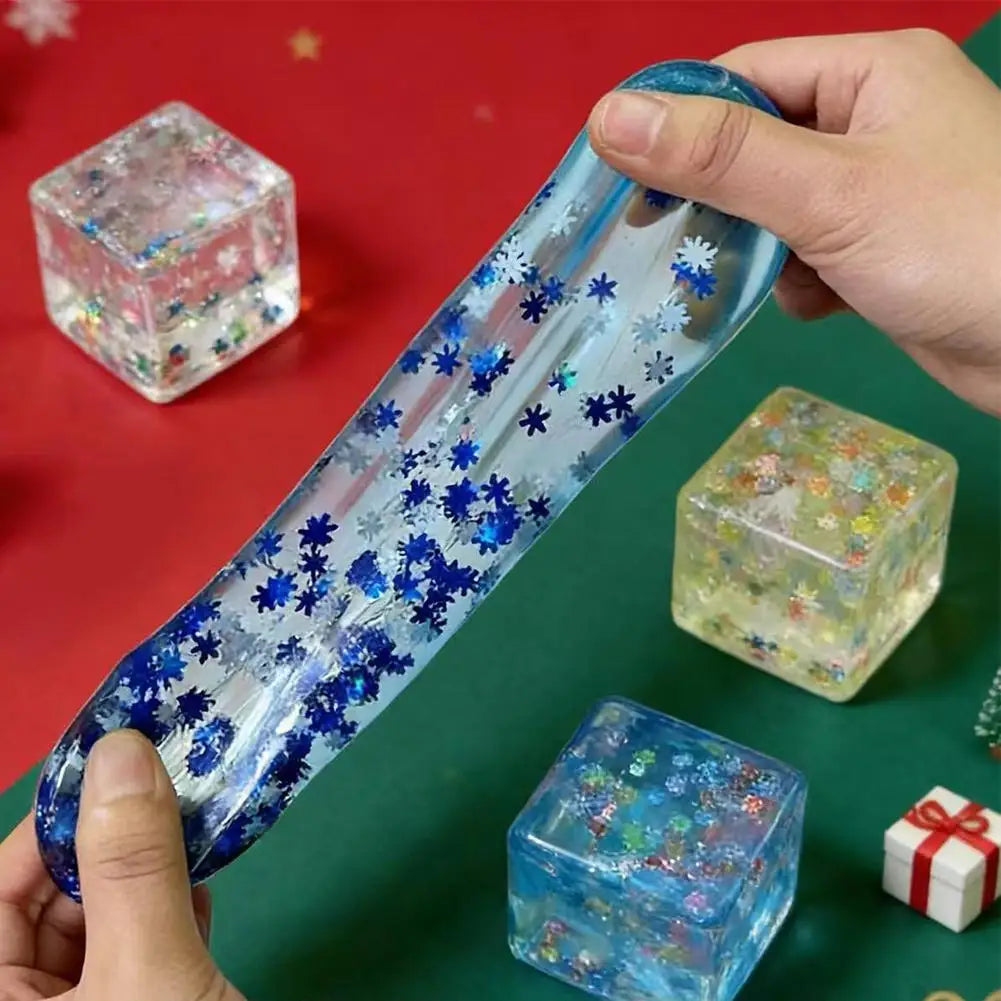 Squishy géant – Cube glacé de Noël, trois motifs – vue 6 | Chillvibes
