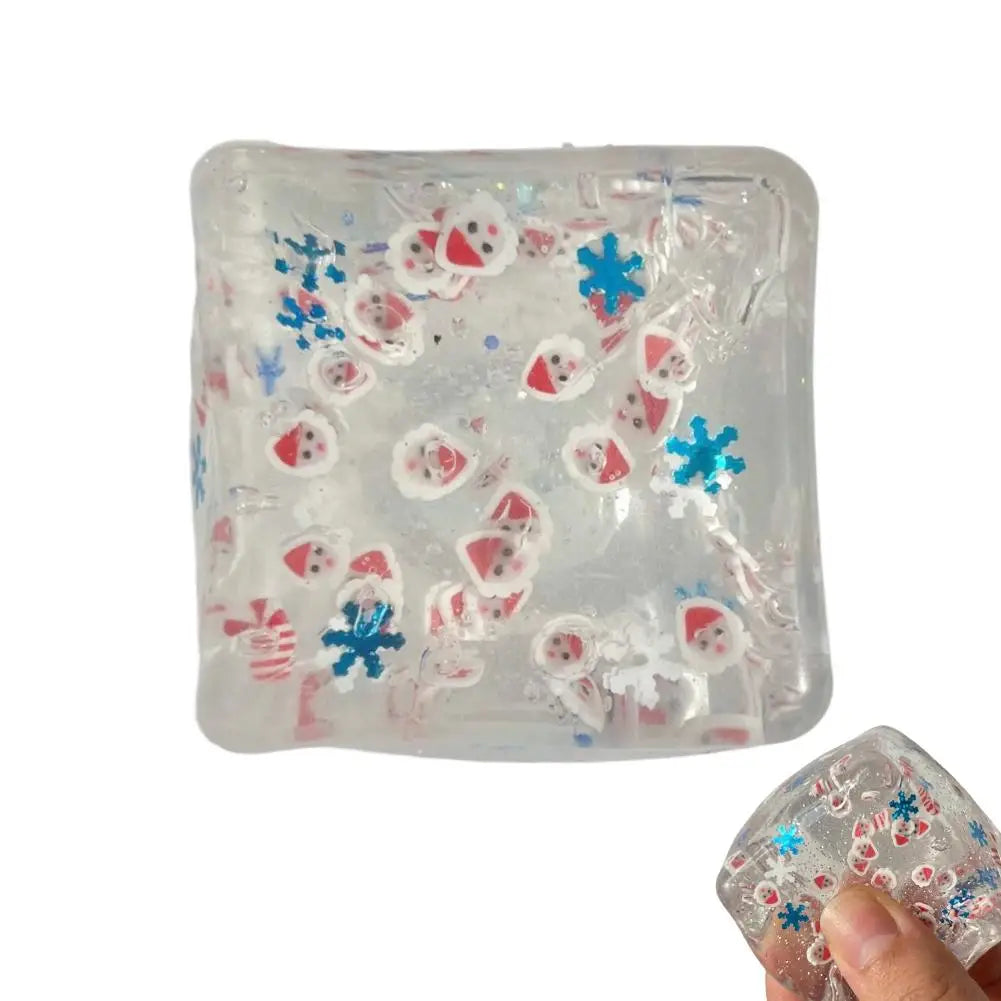 Squishy géant – Cube glacé de Noël, trois motifs – vue 7 | Chillvibes