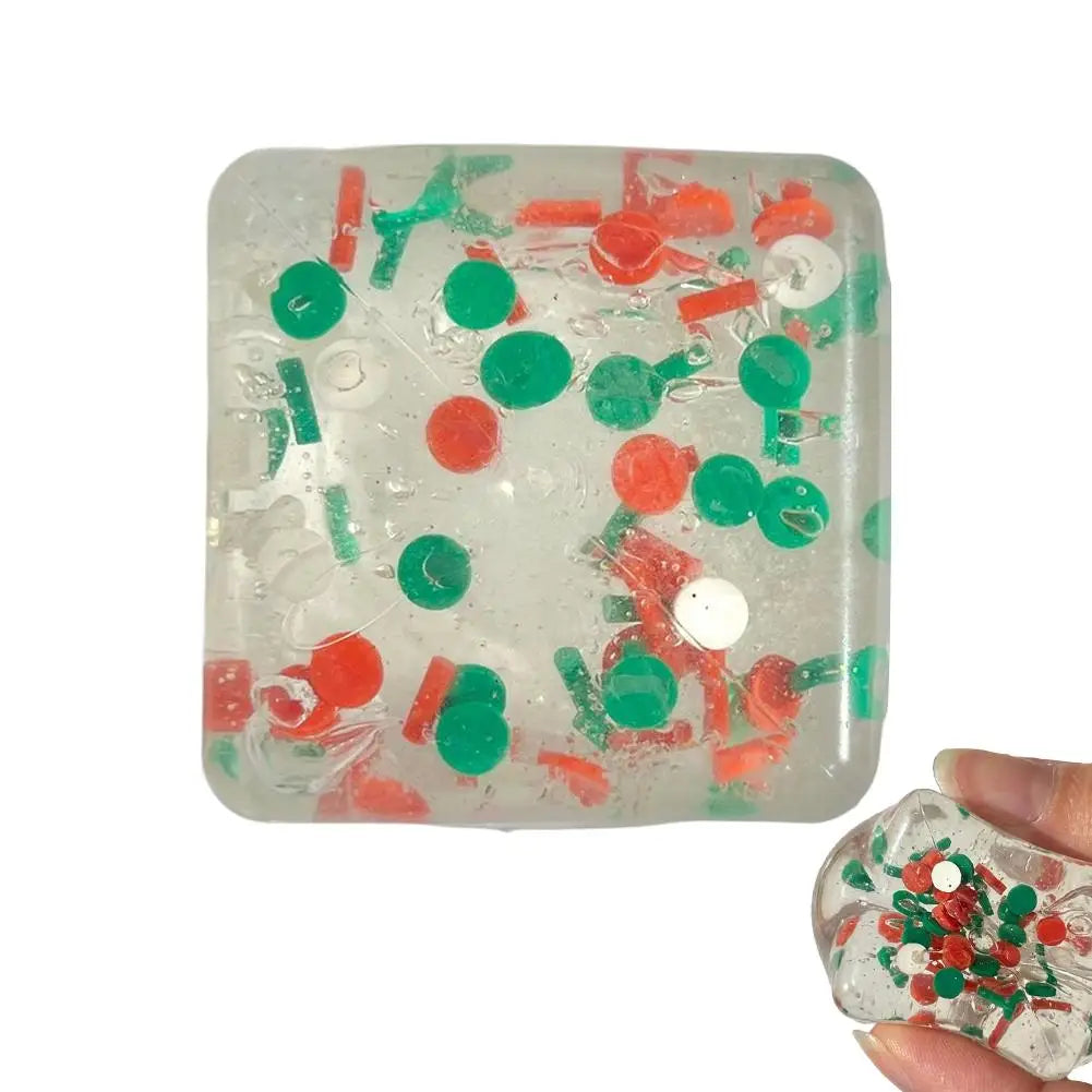 Squishy géant – Cube glacé de Noël, trois motifs – vue 9 | Chillvibes