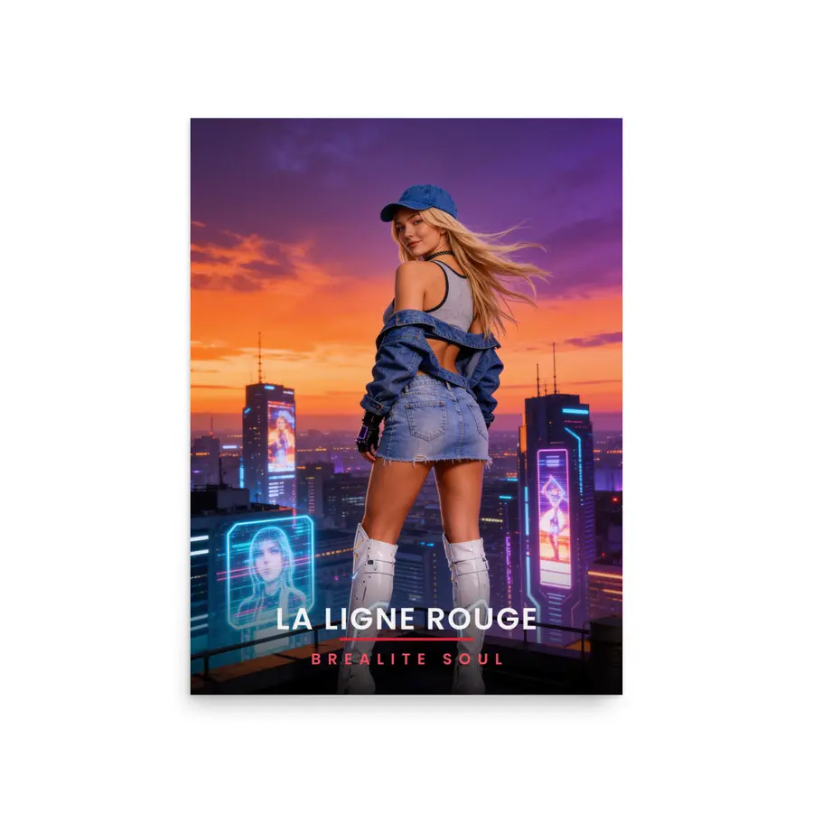 Affiche Brealite Soul « Crépuscule » – La Ligne Rouge
