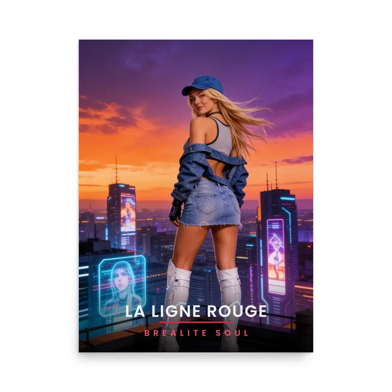 Affiche Brealite Soul « Crépuscule » – La Ligne Rouge