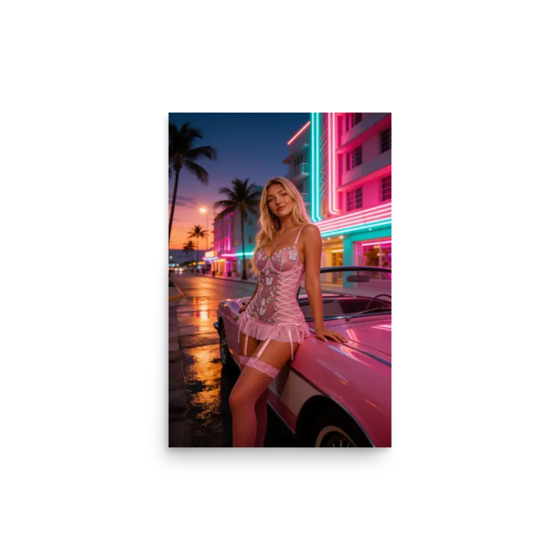 Affiche Brealite Soul « L’avenue » – Neon Coast