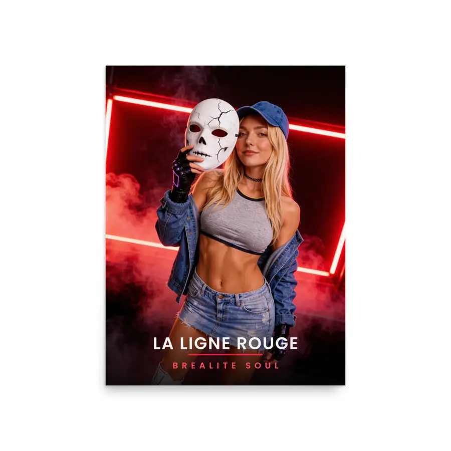 Affiche Brealite Soul « Le masque » – La Ligne Rouge