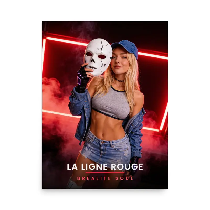 Affiche Brealite Soul « Le masque » – La Ligne Rouge