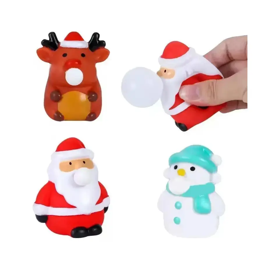 Balles anti-stress de Noël – Père Noël, bonhomme ou renne | Chillvibes
