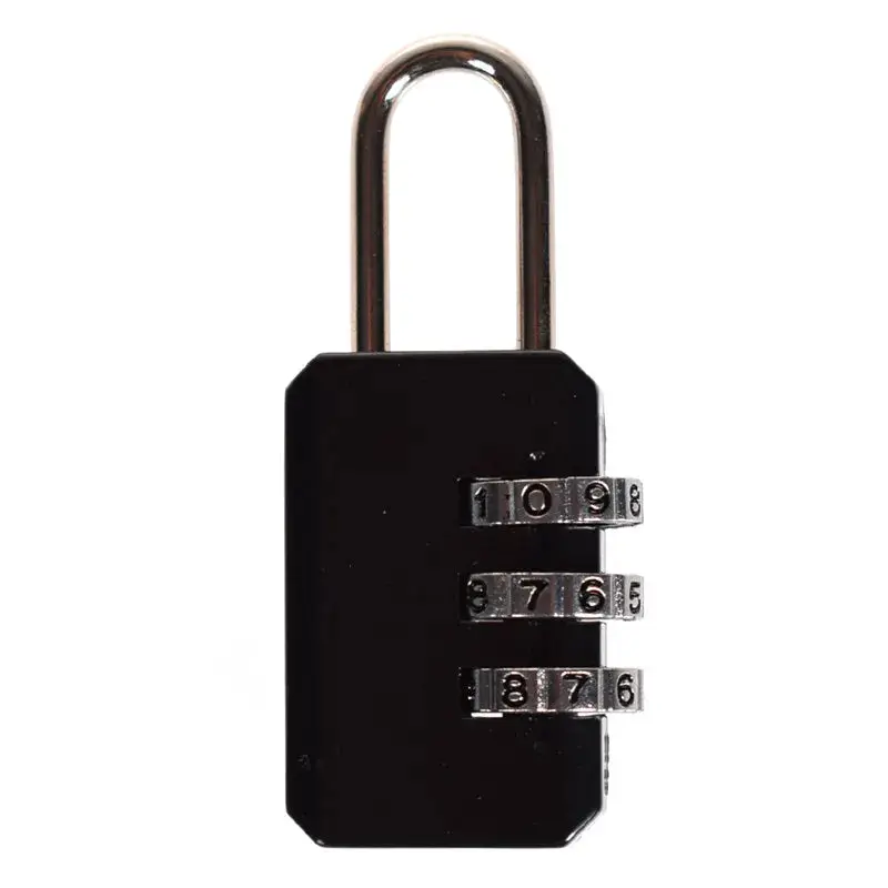 Cadenas à code 3 chiffres – Bagage et casier, 7 coloris – vue 2 | Chillvibes