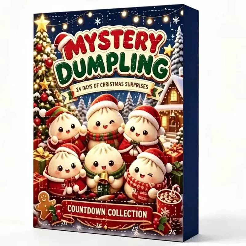 Calendrier de l'Avent – Squishies dumpling, 5 assortiments | Chillvibes