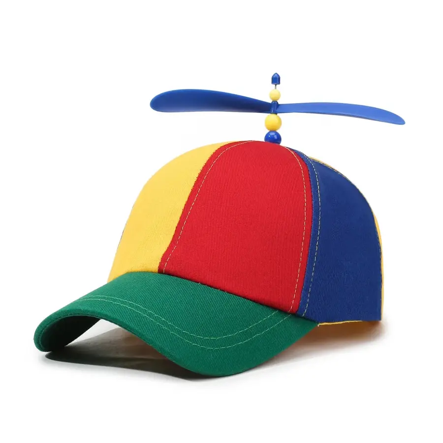 Casquette Baseball Bambou Color-Block – Multicolore | Chillvibes