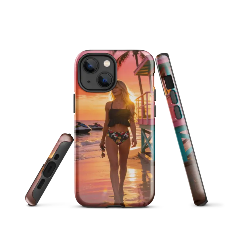 Coque iPhone Brealite Soul « La plage » – Neon Coast