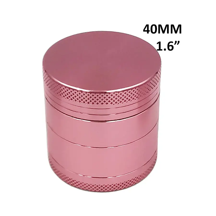 Moulin en aluminium rose 4 niveaux – 40, 50 ou 63 mm