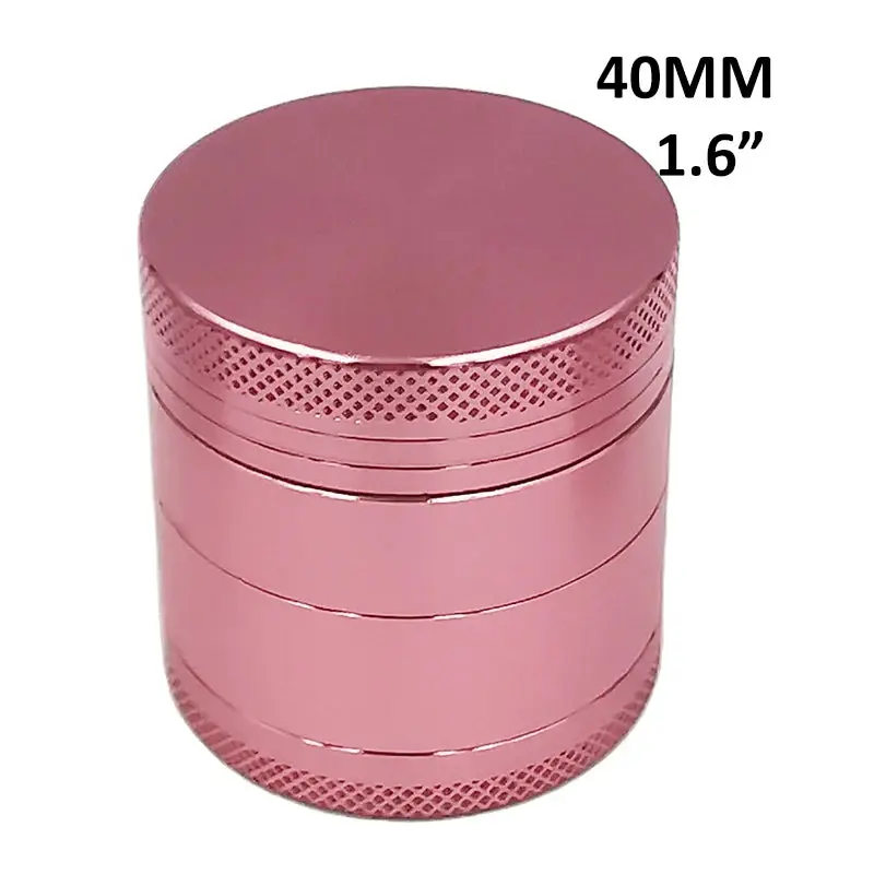 Moulin en aluminium rose 4 niveaux – 40, 50 ou 63 mm