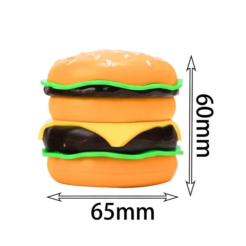 Moulin 4 niveaux en forme de burger – 65 mm