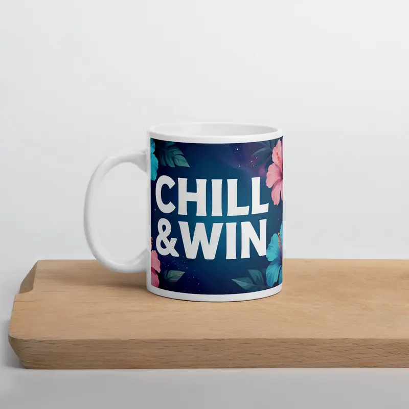 Mug céramique – Chillvibes Chill and Win 11 oz / 20 oz – vue 2