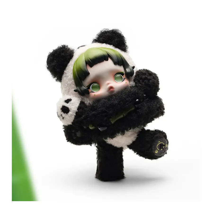 Pendentif peluche POP MART SKULLPANDA Lazy Panda — Édition limitée | Chillvibes