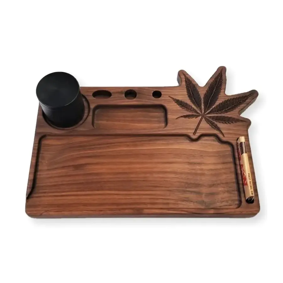 Plateau de rangement en bois – Organisation élégante format Large | Chillvibes