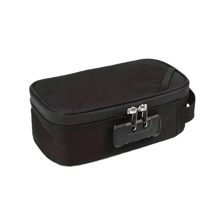 Sac de rangement zippé grande capacité – polyester résistant – Noir | Chillvibes