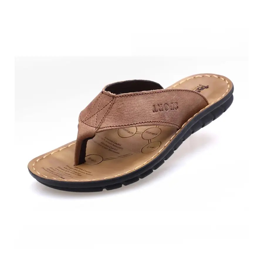 Sandales en cuir véritable – Tongs homme été style leisure | Chillvibes