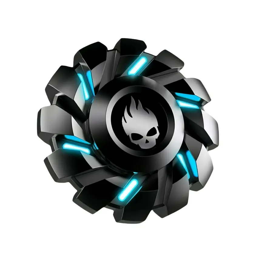 YIJOO Metal Fidget Spinner High-Speed Silent Colorful Glowing Toy for Stress Relief And Focus for Adults | Chillvibes