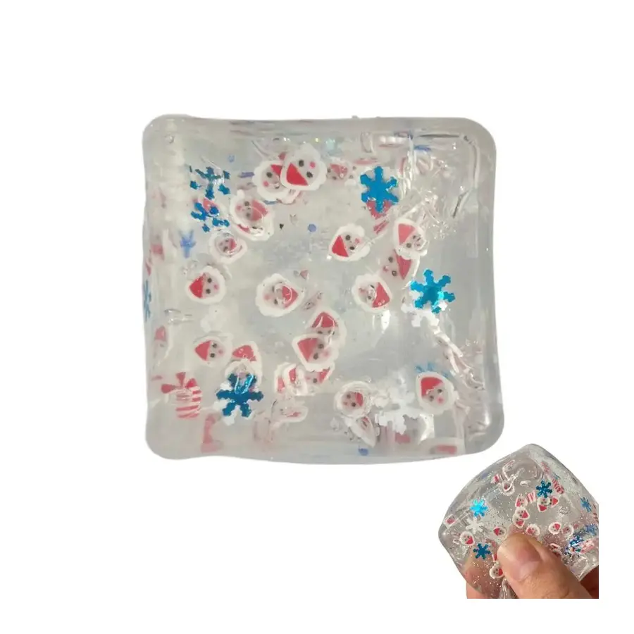 Squishy géant – Cube glacé de Noël, trois motifs – vue 7 | Chillvibes
