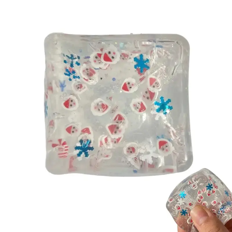 Squishy géant – Cube glacé de Noël, trois motifs – vue 7 | Chillvibes