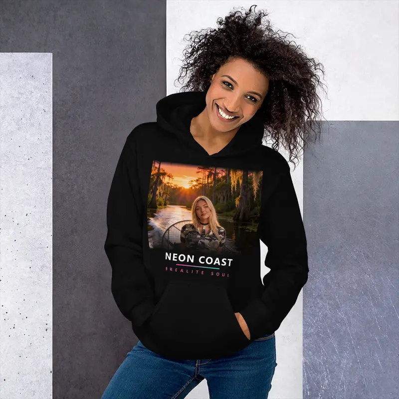 Sweat à capuche Brealite Soul « Le marais » – Neon Coast