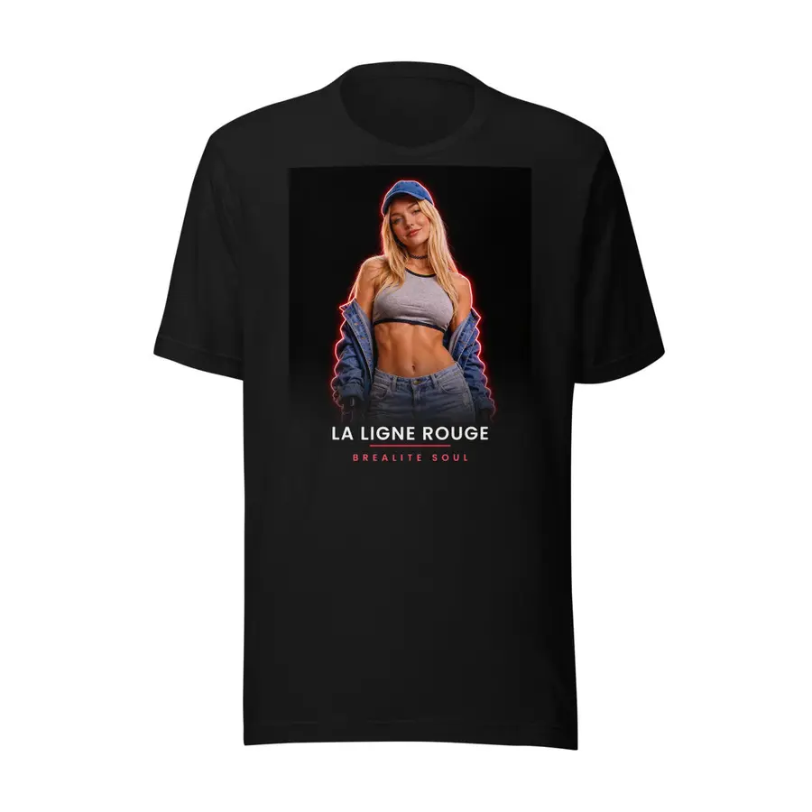 T-shirt Brealite Soul « Néon rouge » – La Ligne Rouge