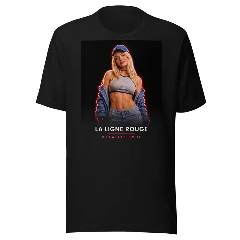 T-shirt Brealite Soul « Néon rouge » – La Ligne Rouge