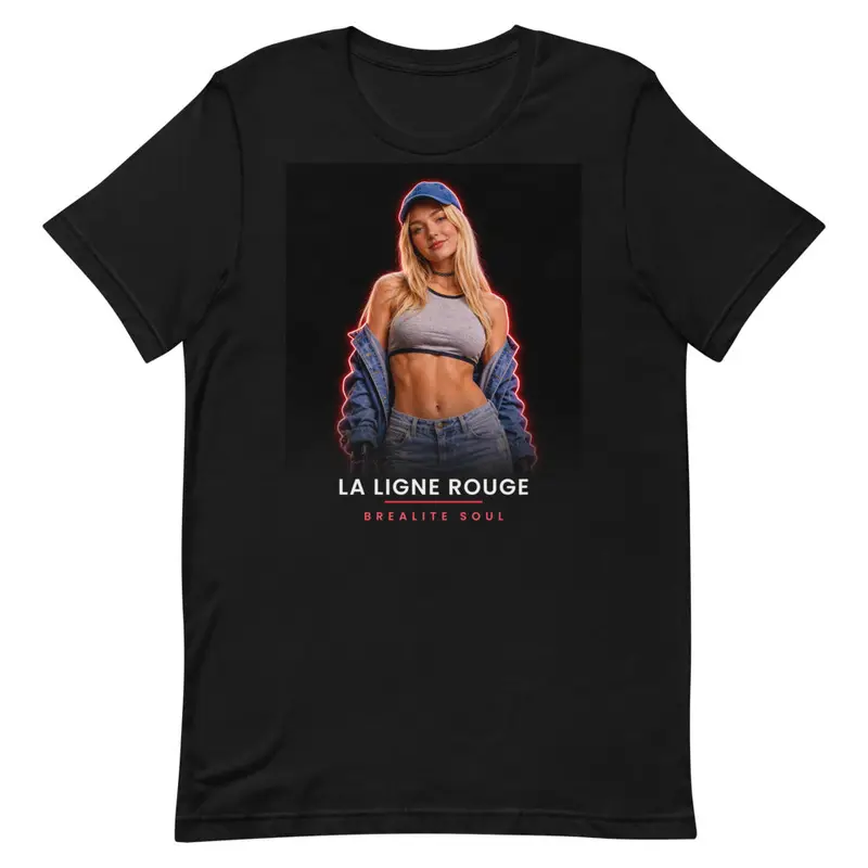 T-shirt Brealite Soul « Néon rouge » – La Ligne Rouge
