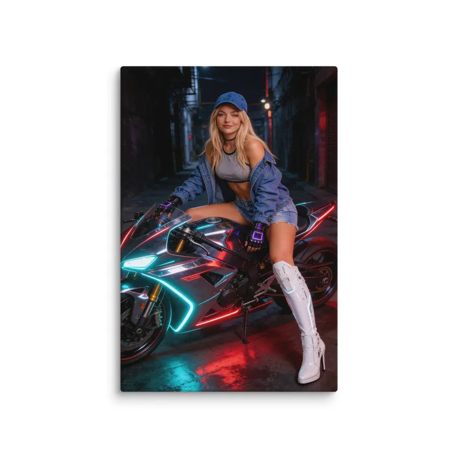 Toile Brealite Soul « La moto » – La Ligne Rouge
