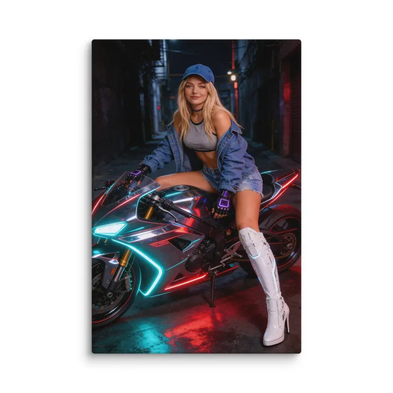 Toile Brealite Soul « La moto » – La Ligne Rouge