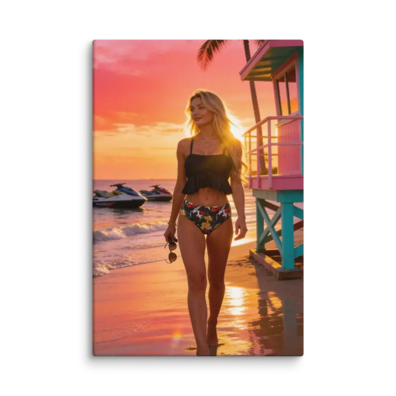 Toile Brealite Soul « La plage » – Neon Coast