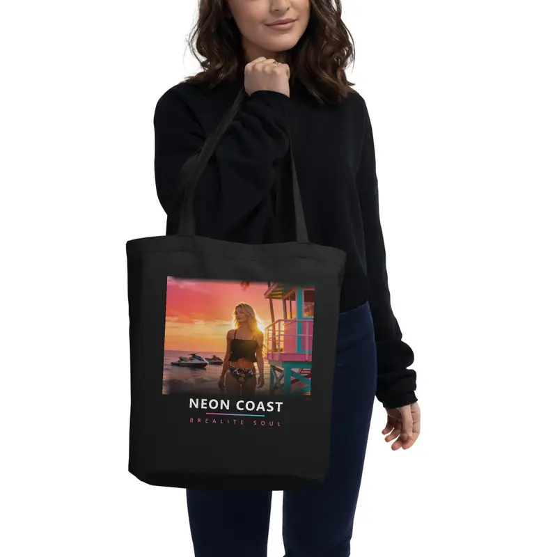 Tote bag Brealite Soul « La plage » – Neon Coast